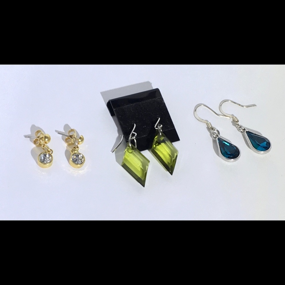 Princess Set of 3 Pairs of Earrings